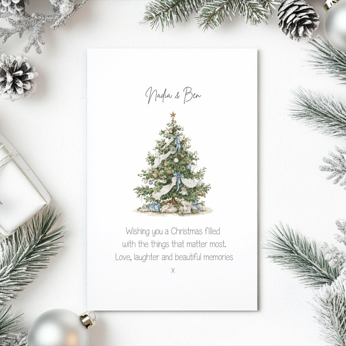 Personalised Christmas Card